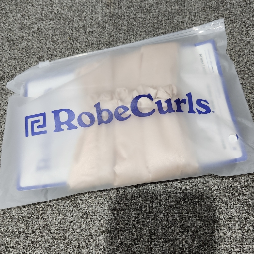 RobeCurls Curling Headband | NEW | Cream Satin